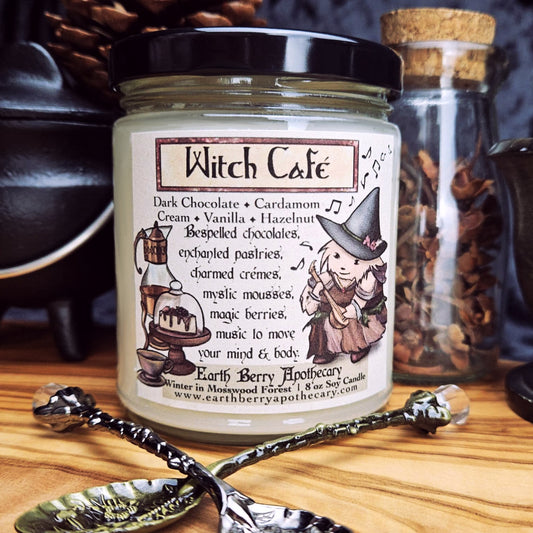 Witch Café | Cardamom, Chocolate, & Vanilla Soy Candle