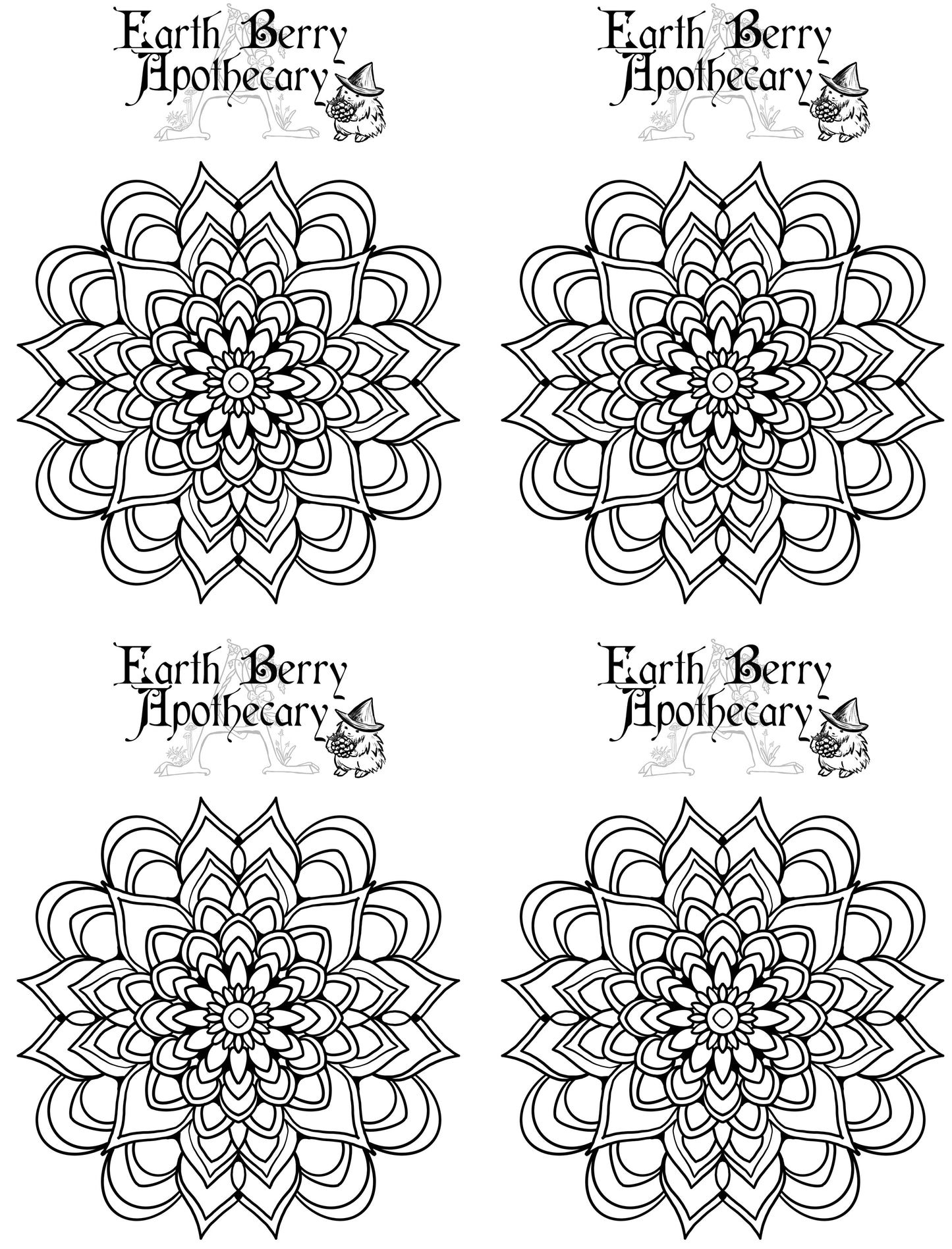 2 Mandala Coloring Pages