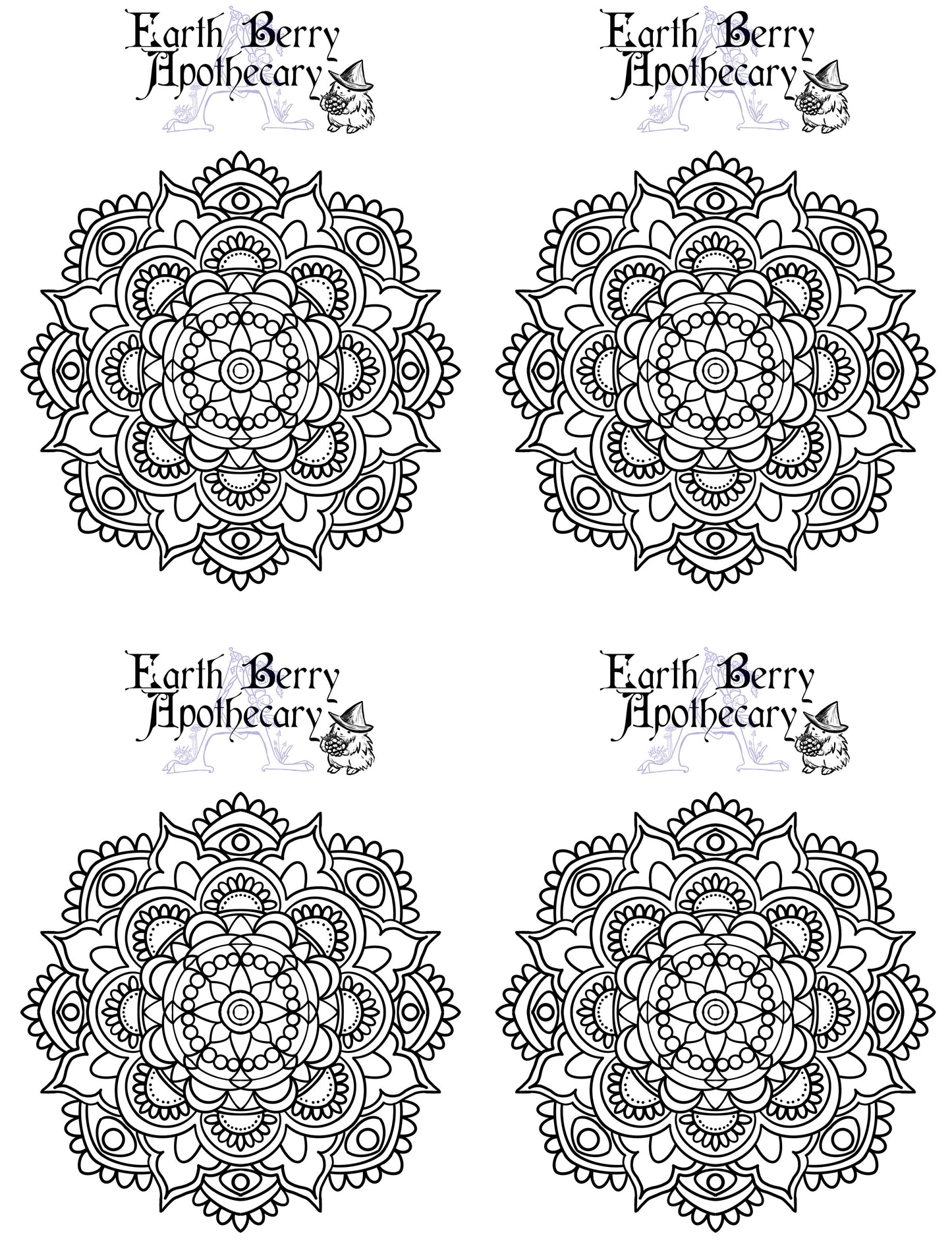 2 Mandala Coloring Pages