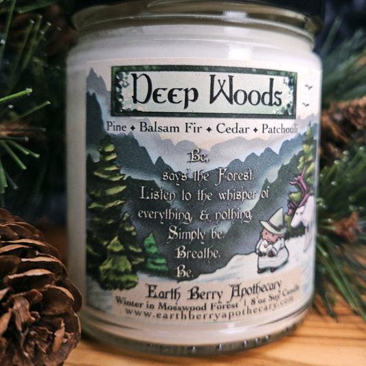 Deep Woods | Pine and Patchouli Soy Candle