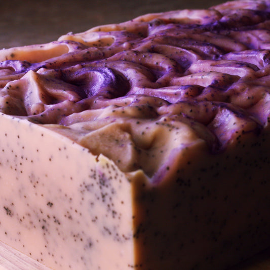 Cute handmade soap loaf
