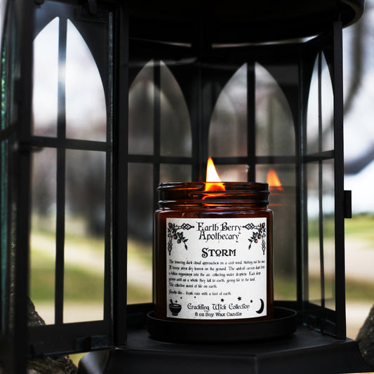 Storm (Petrichor) | Crackling Wick Candle | Thunderstorms & Rain