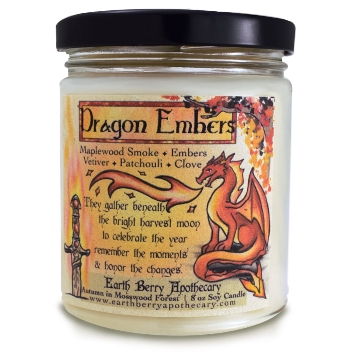 Dragon Embers | Spice & Woodsmoke Candle