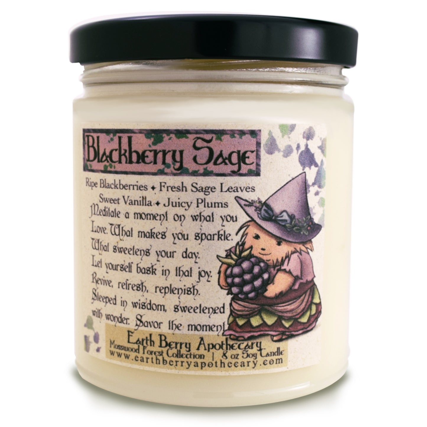 Blackberry Sage Soy Candle