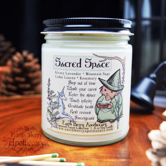 Sacred Space | Sage & Lavender Soy Candle