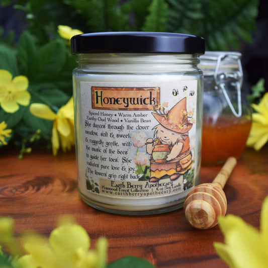 The best honey and vanilla scented candle around. Cute fantasy nature candle
