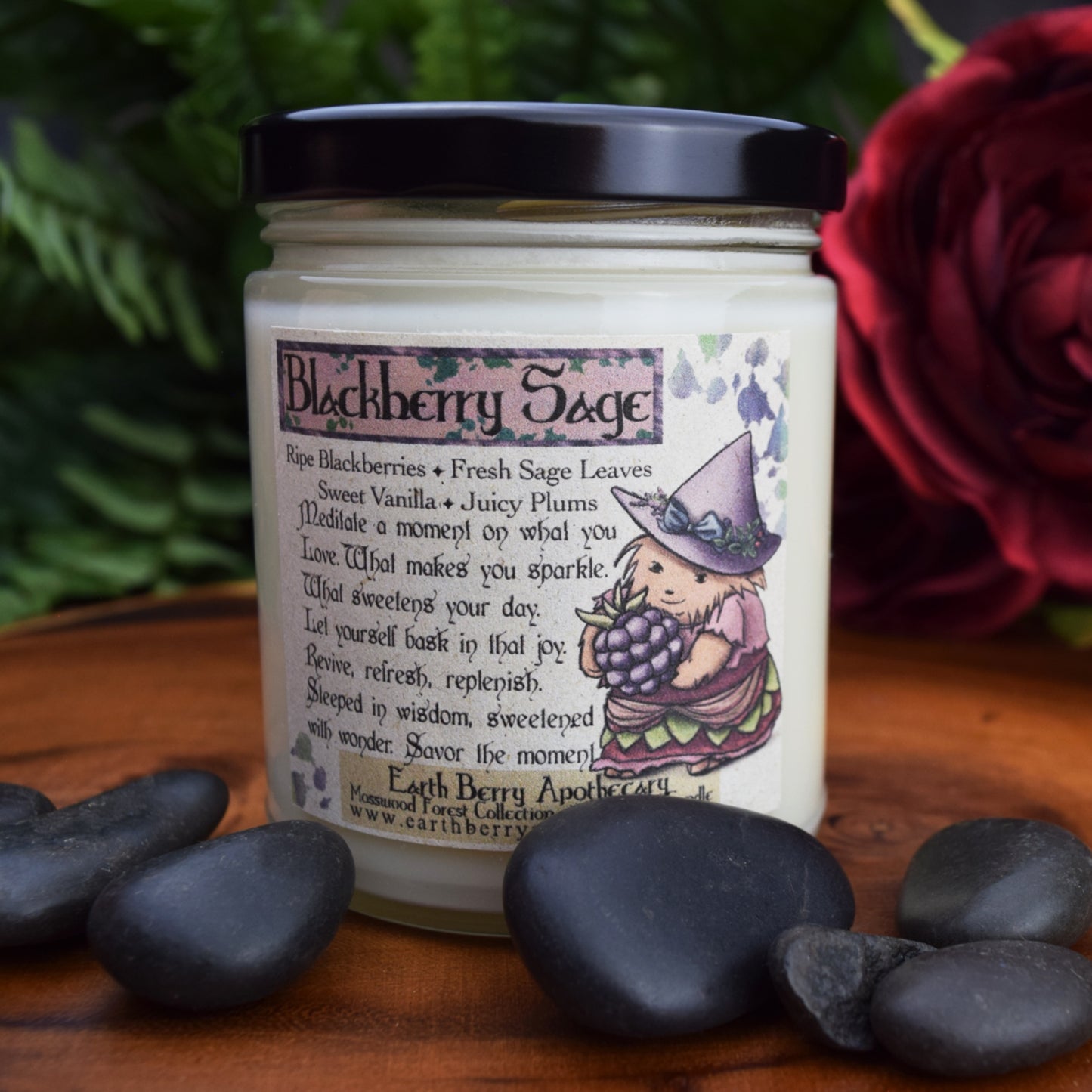 Blackberry Sage Soy Candle