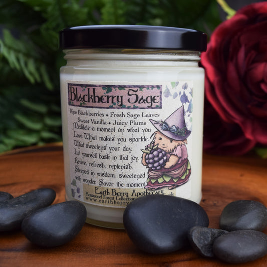 Blackberry Sage Soy Candle