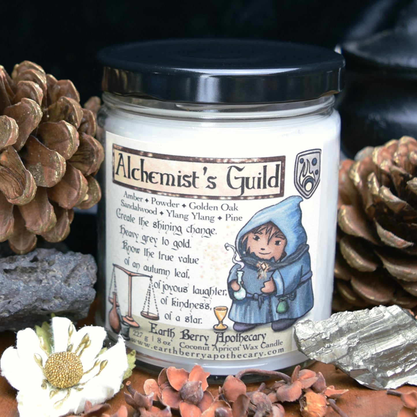 Fantasy Guild Candles | Coconut Apricot Wax | Set of 4
