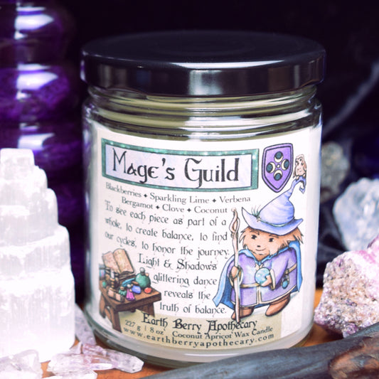 Fantasy Guild Candles | Coconut Apricot Wax | Set of 4
