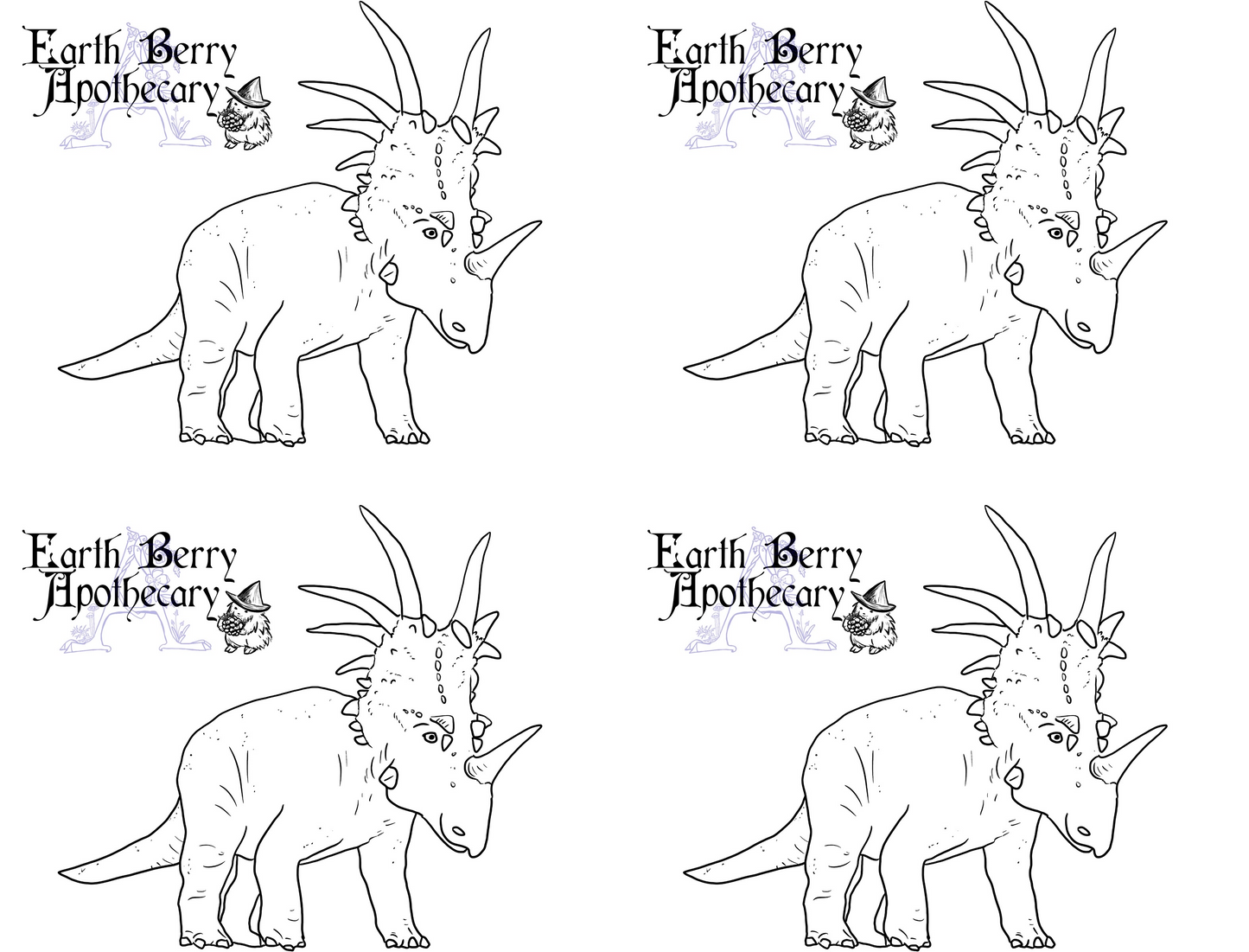 Styracosaurus Coloring Page