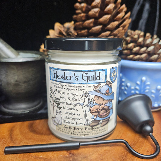 Healer’s Guild | Coconut Apricot Wax | Sage & Eucalyptus Candle