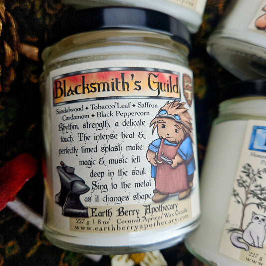 Blacksmith’s Guild | Coconut Apricot Wax | Spice & Woodsmoke Candle