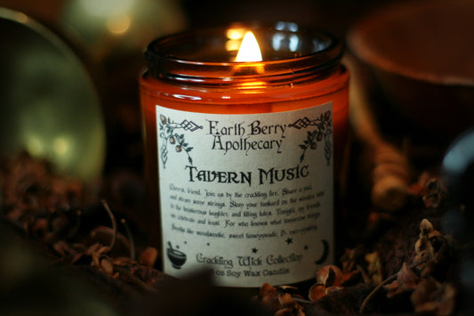 Tavern Music Wood Wick Soy Candle