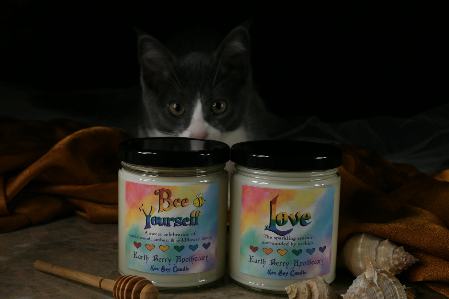 Love & Bee Yourself Soy Candle Set