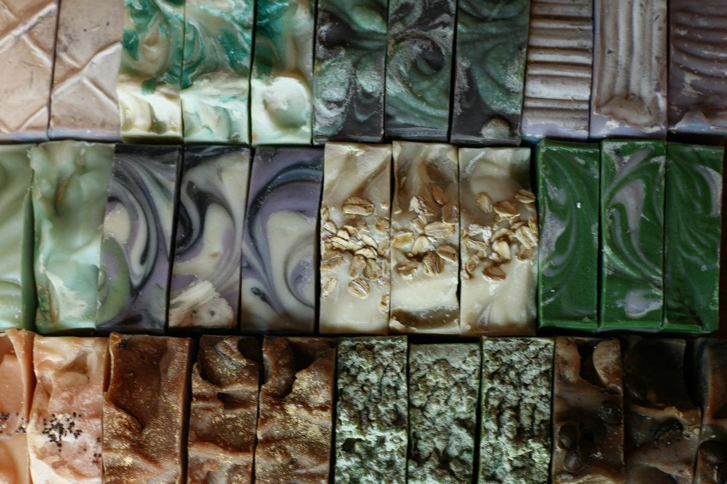 Beautiful artisan soap tops made with natural ingredients and nontoxic fragrance oil cotton