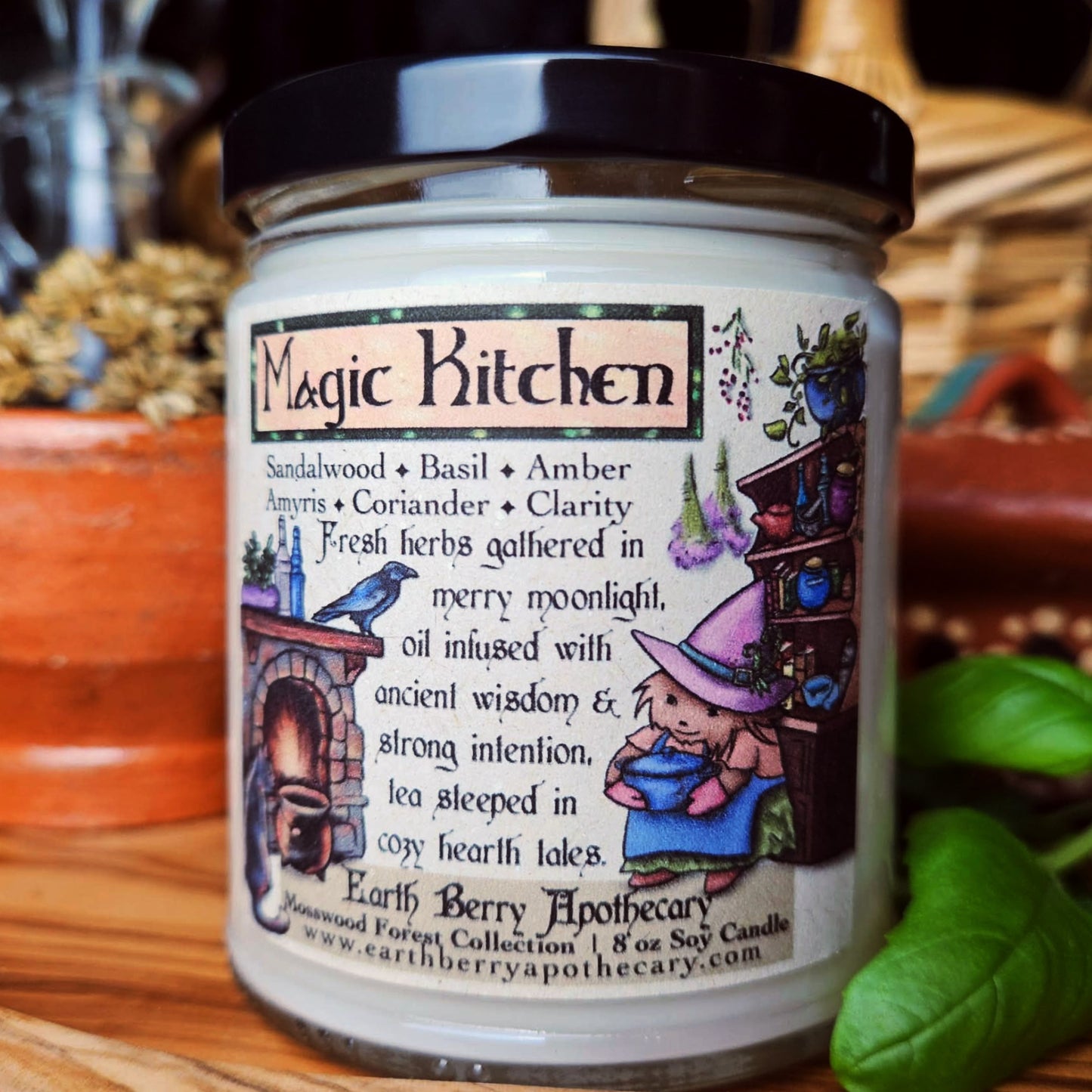 Magic Kitchen | Basil & Sandalwood Soy Candle