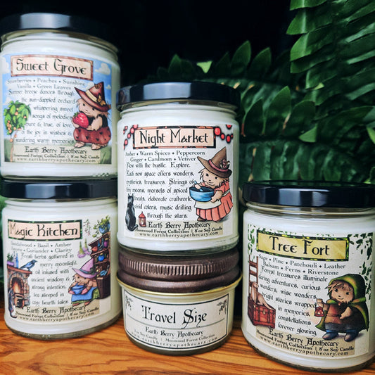 Summer Adventure Candle Set of 4