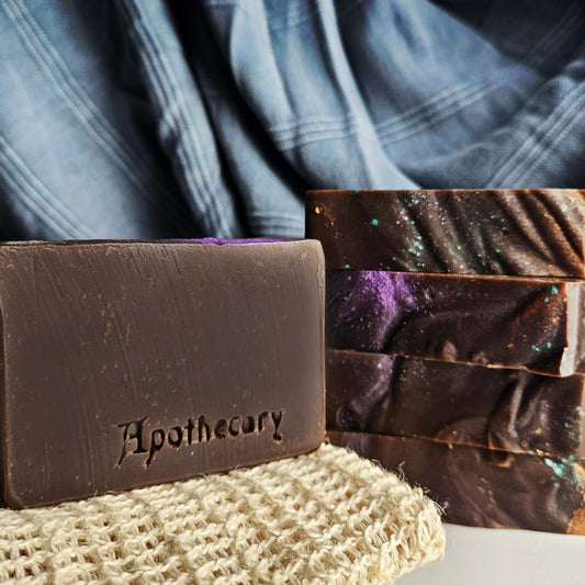 Black Tea & Cream Charcoal Soap | Morgana