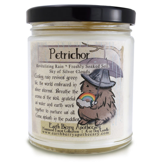 Petrichor Soy Candle (Storm) - Fresh Thunderstorms & Rain