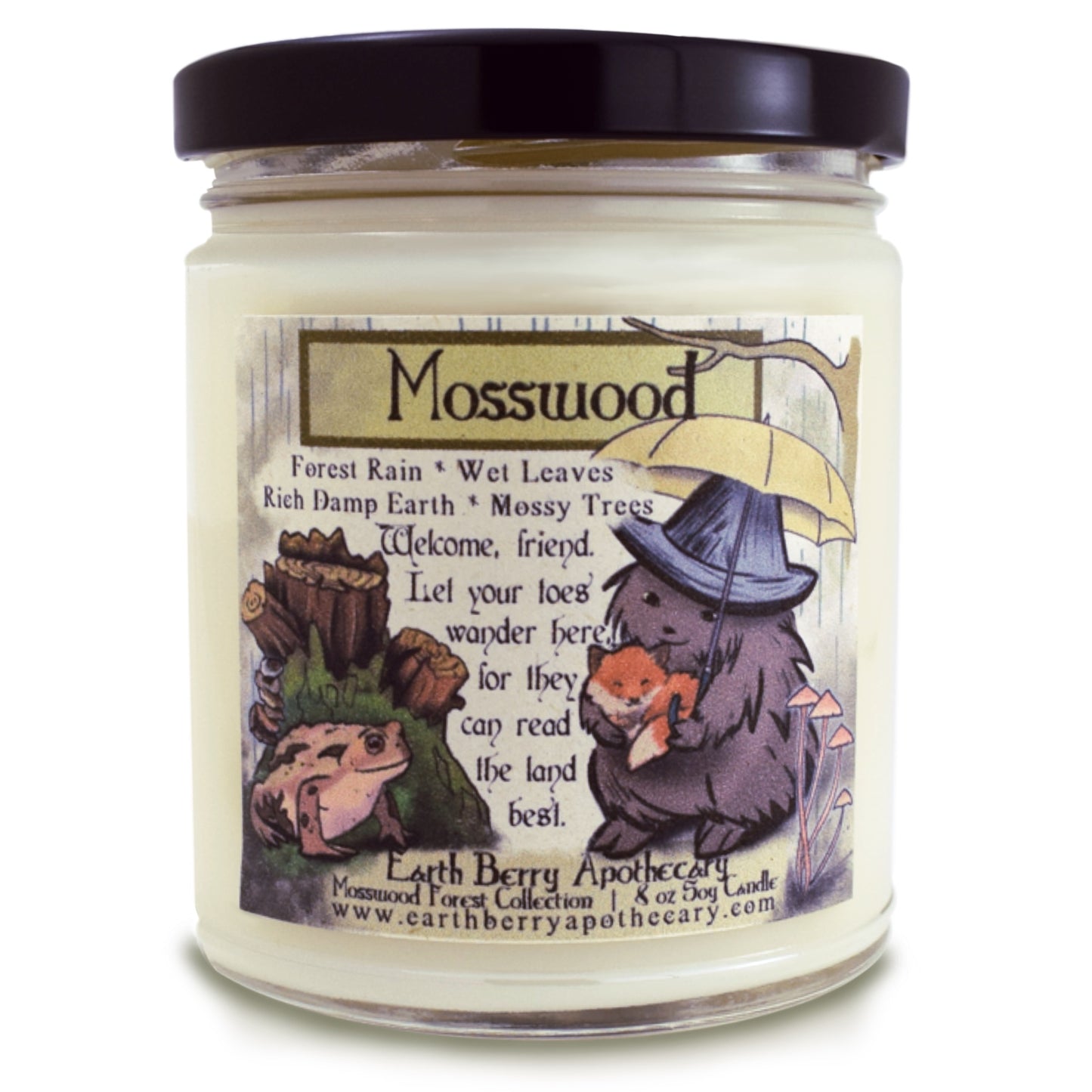 Mosswood Soy Candle - Green Moss & Rain