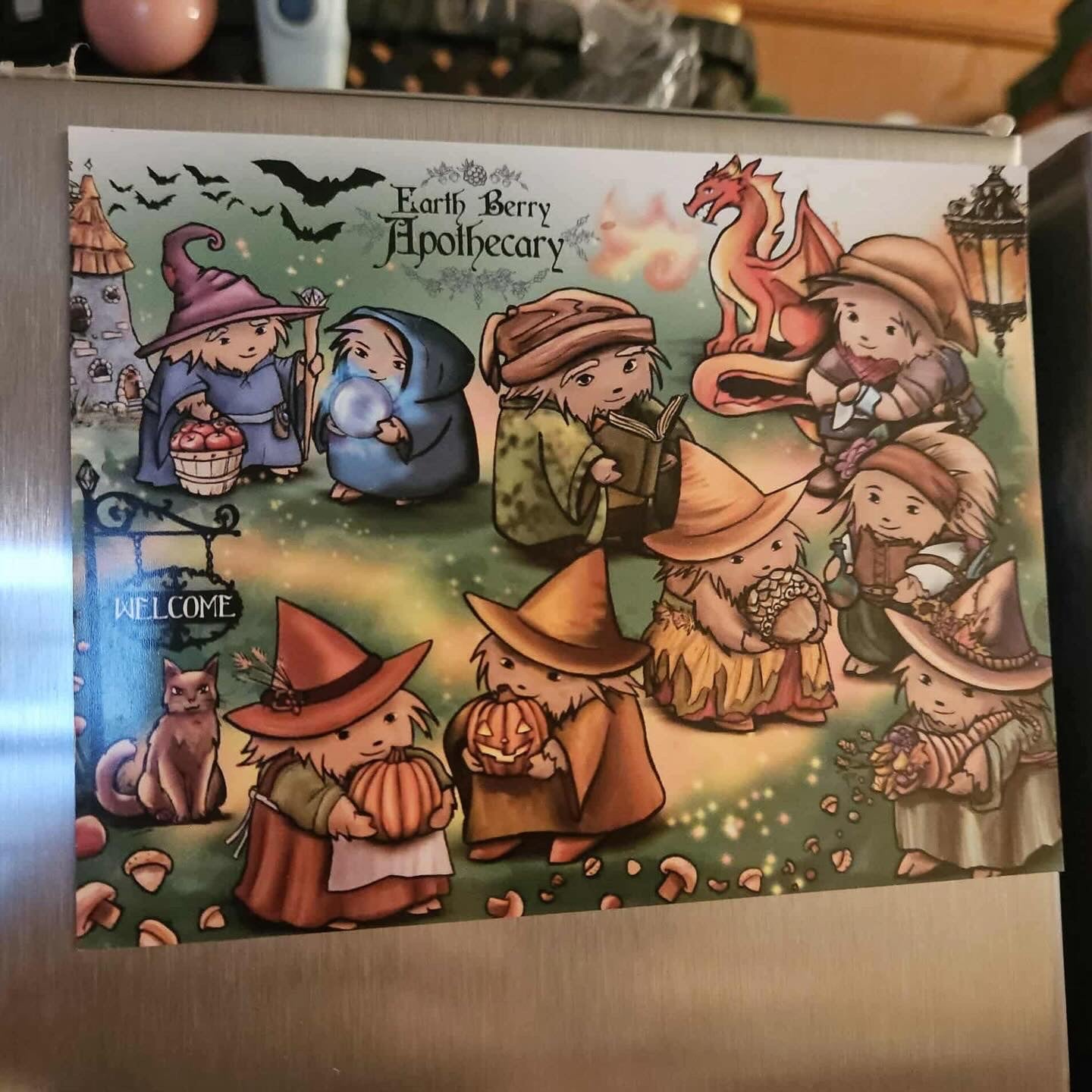 Autumn in Mosswood Forest Magnet