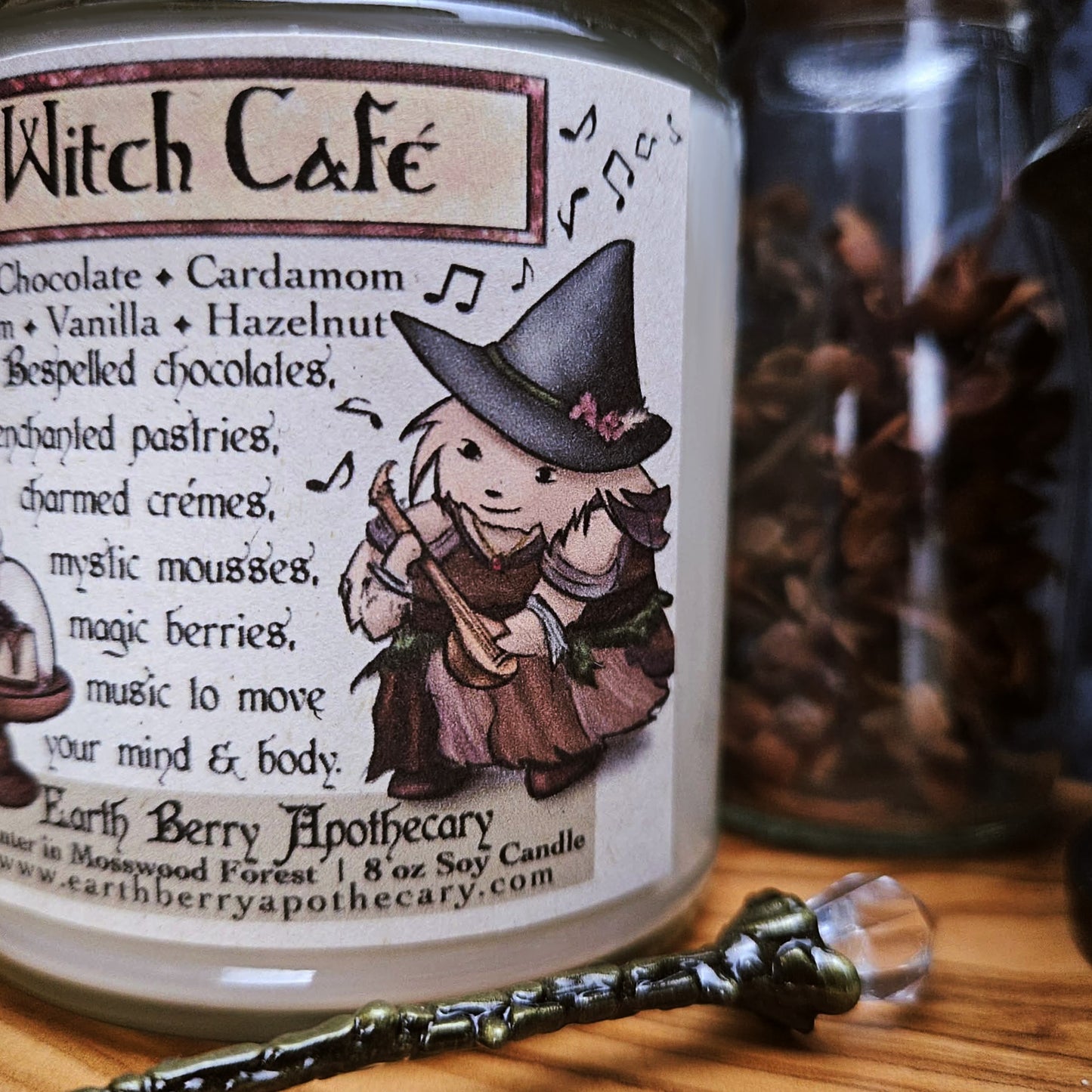 Witch Café | Cardamom, Chocolate, & Vanilla Soy Candle