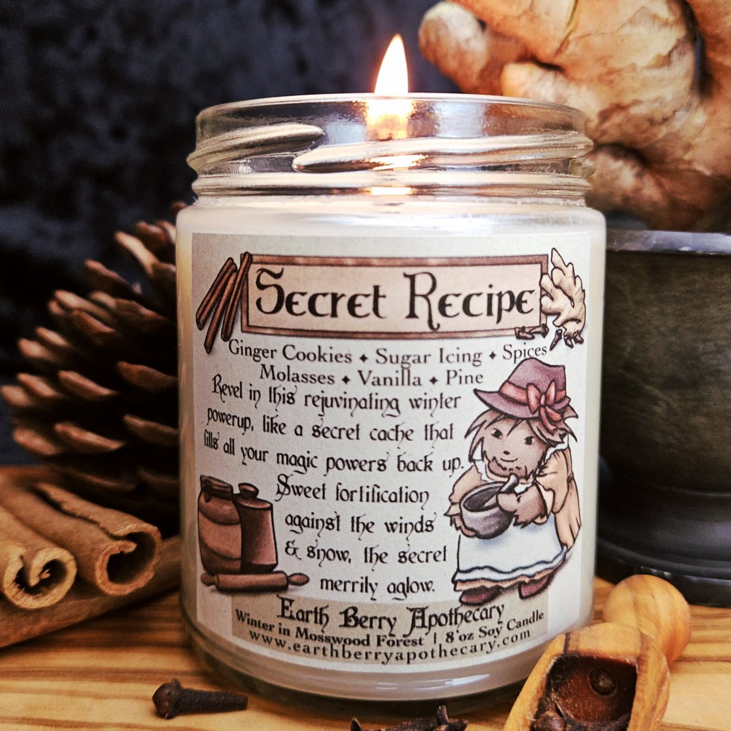 Secret Recipe | Ginger Cookie Soy Candle
