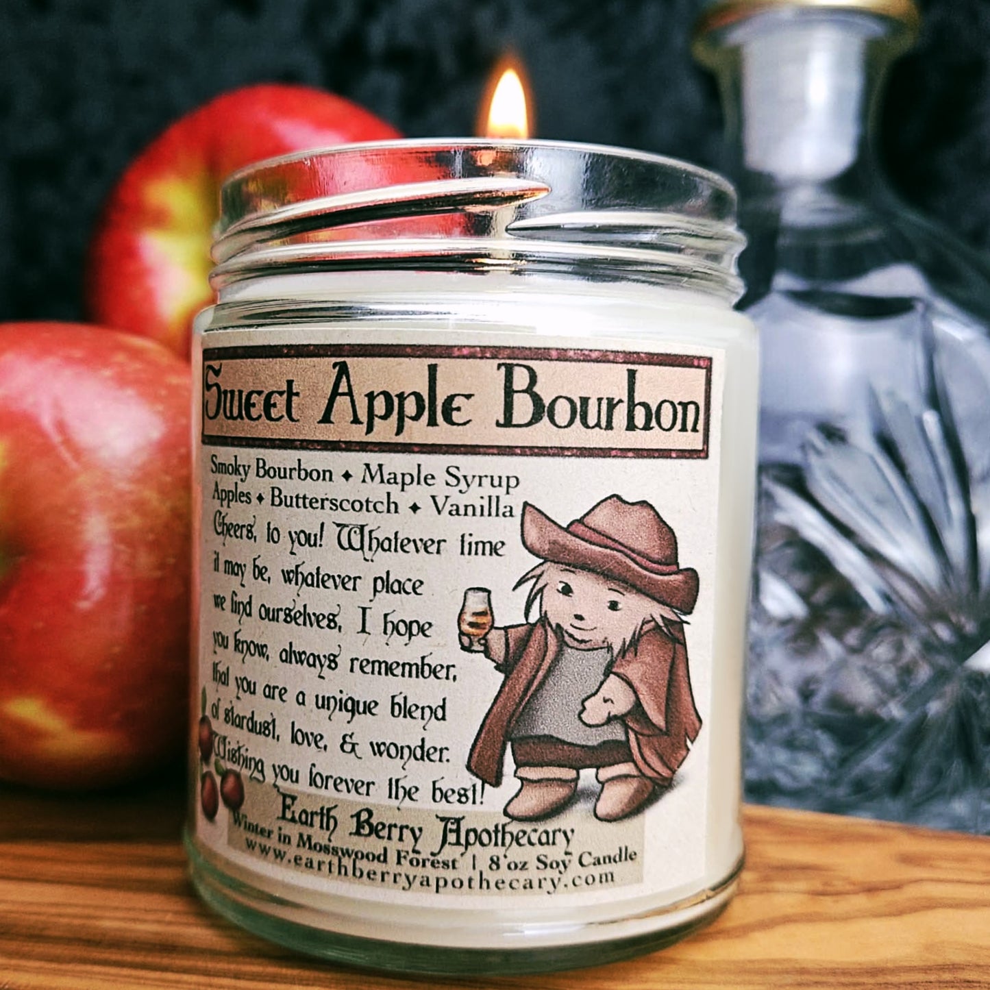 Sweet Apple Bourbon Soy Candle