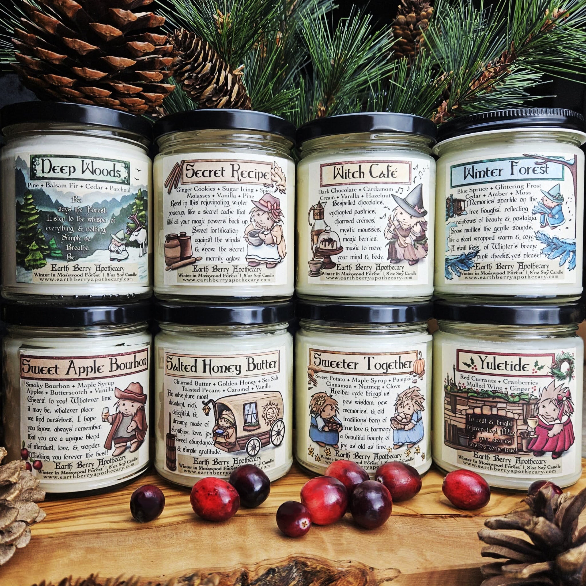 Earth Berry Apothecary Witch Café Candle