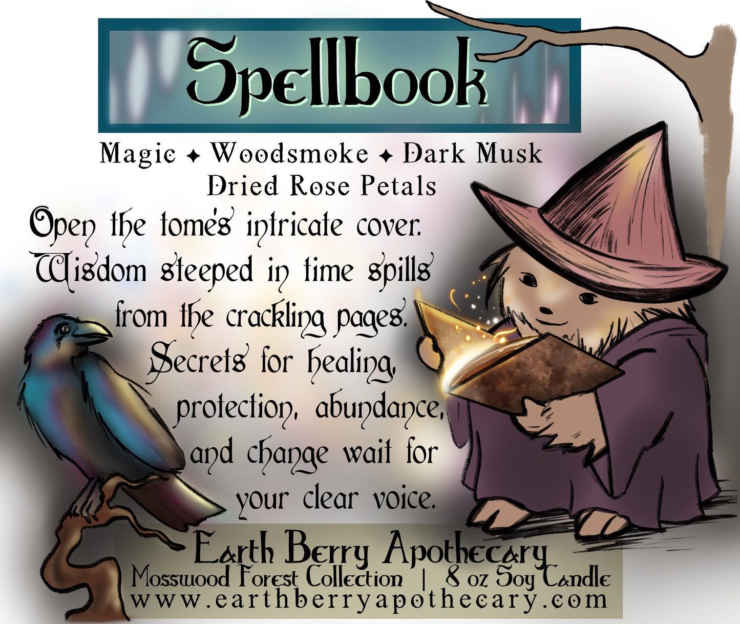 Spellbook Soy Candle