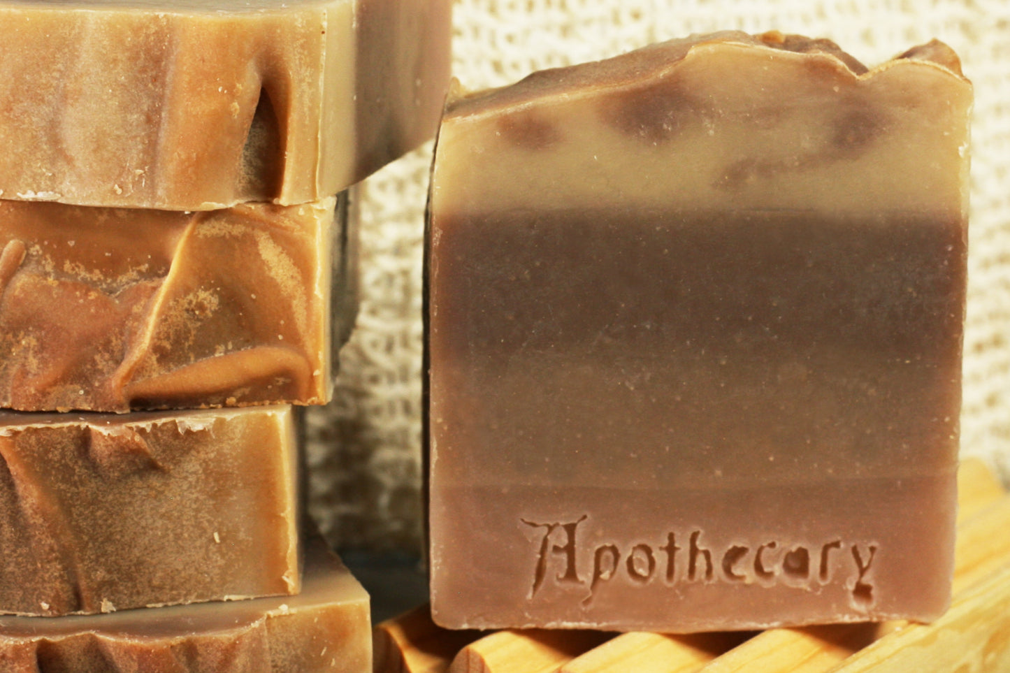 Charisma soap bar is a be useful brown ombré that smells of butterscotch bourbon and tobacco