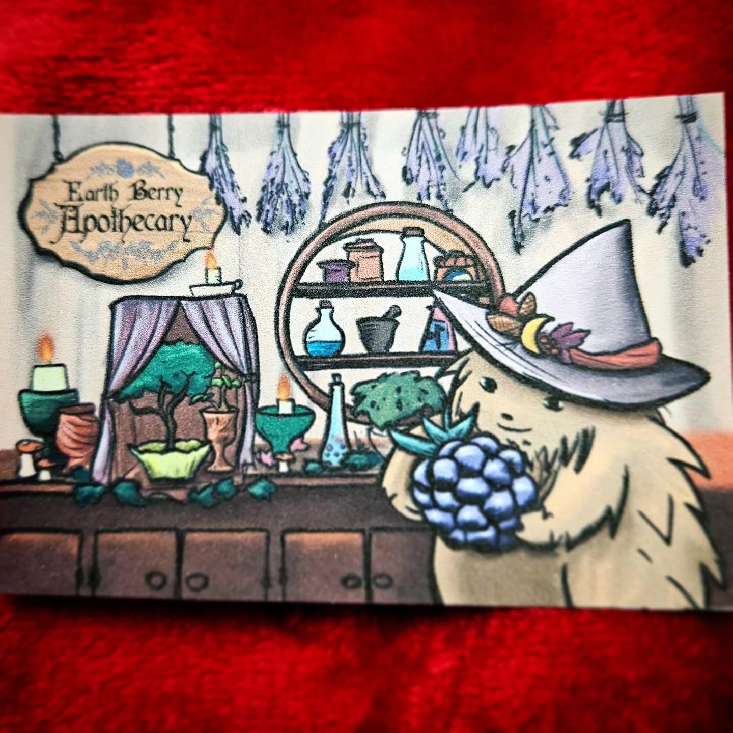 Hedge witch at the apothecary candle and soap gift card
