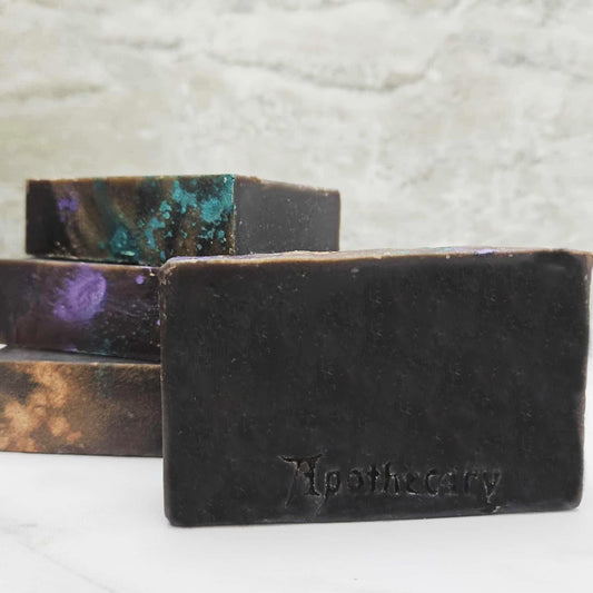Black Tea & Cream Charcoal Soap ✦ Morgana