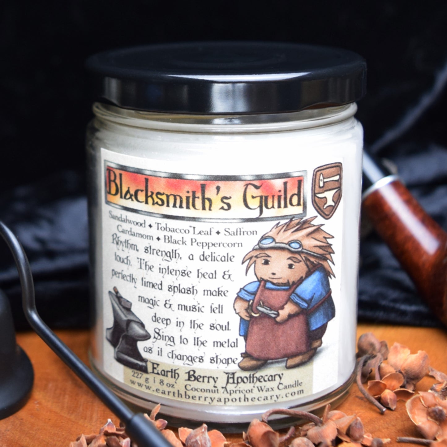 Blacksmith’s Guild | Coconut Apricot Wax | Spice & Woodsmoke Candle