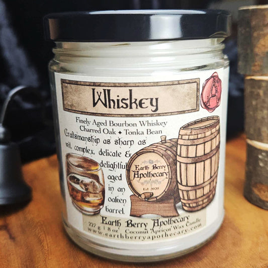 Whiskey Candle | Coconut Apricot Wax