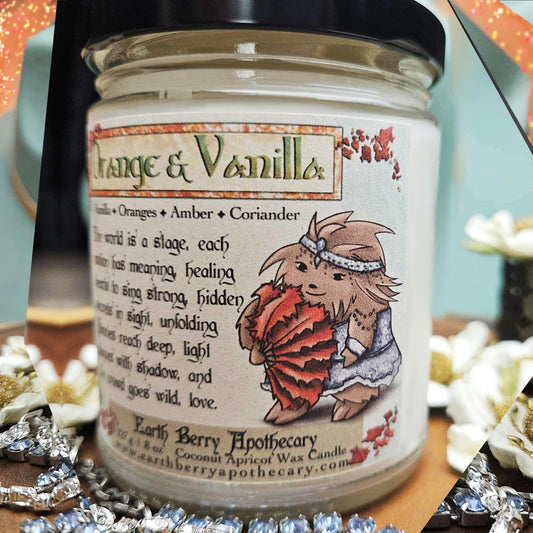 Coconut Apricot Wax | Orange & Vanilla Candle