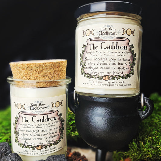 Cute autumn pumpkin spice candle