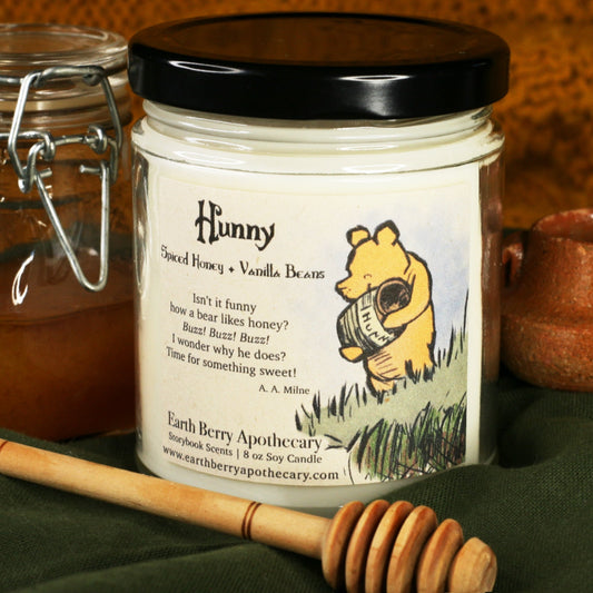 Hunny Soy Candle with Winnie the Pooh