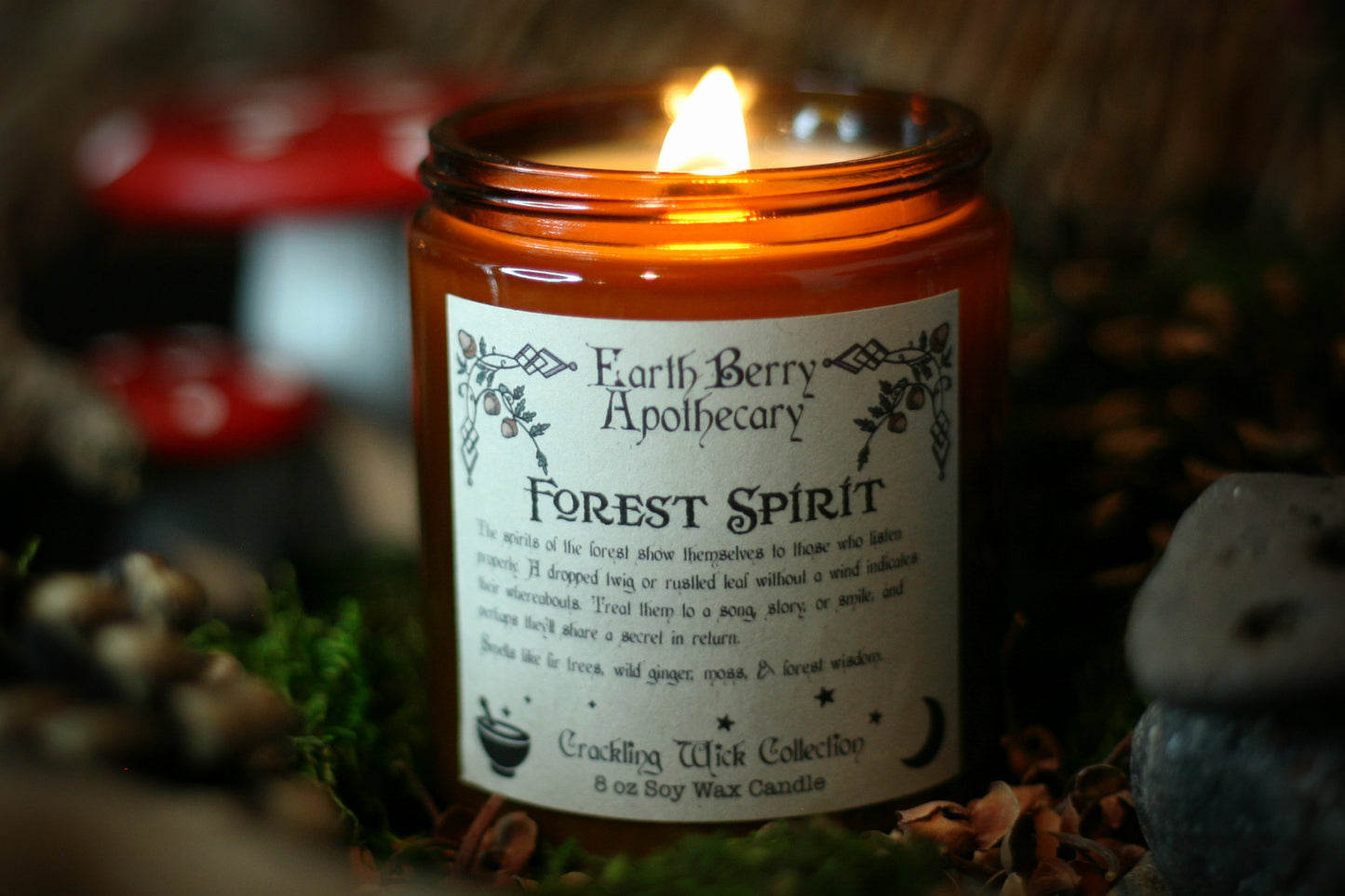 Forest Spirit Wood Wick Soy Candle
