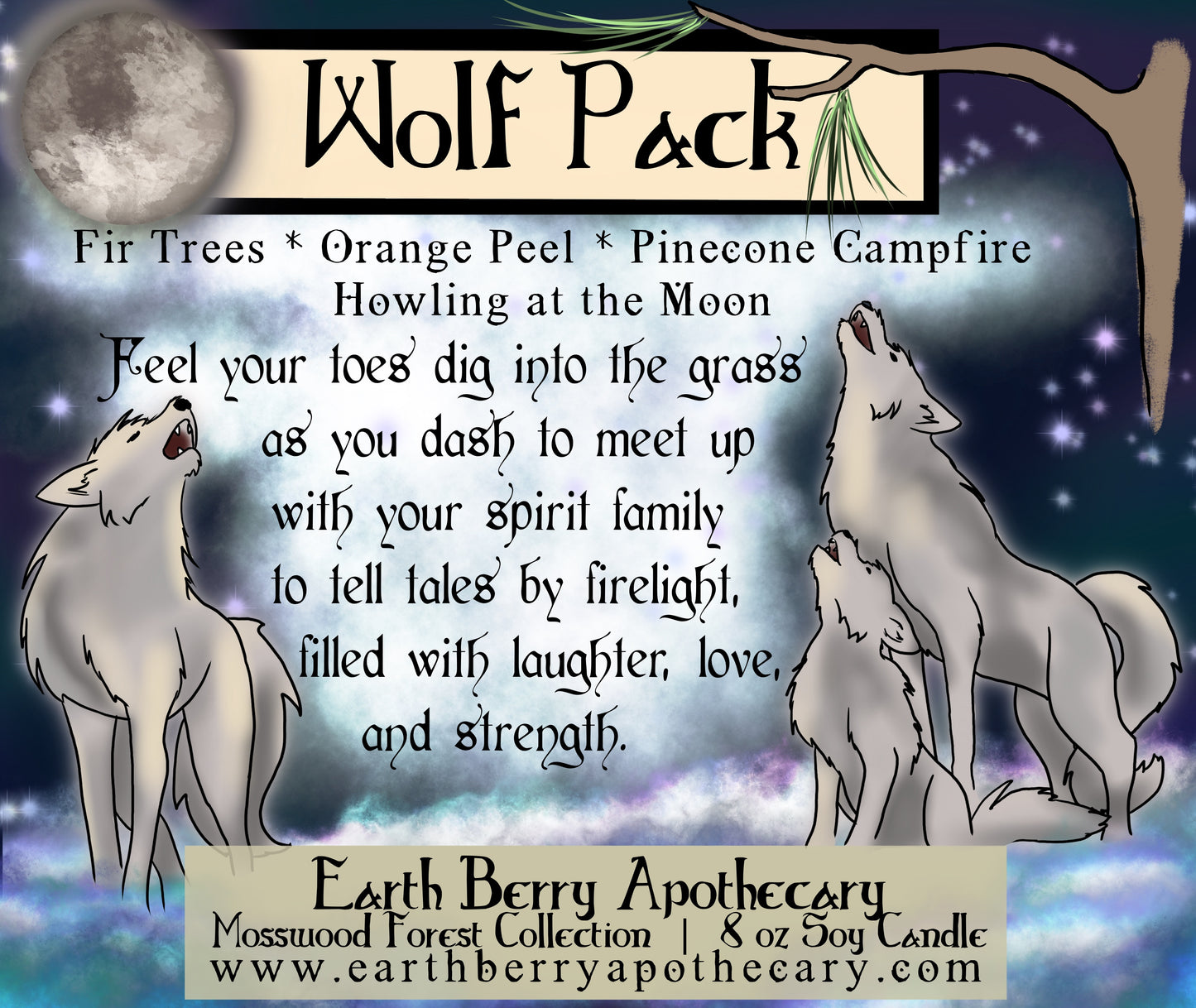 Wolf Pack Soy Candle