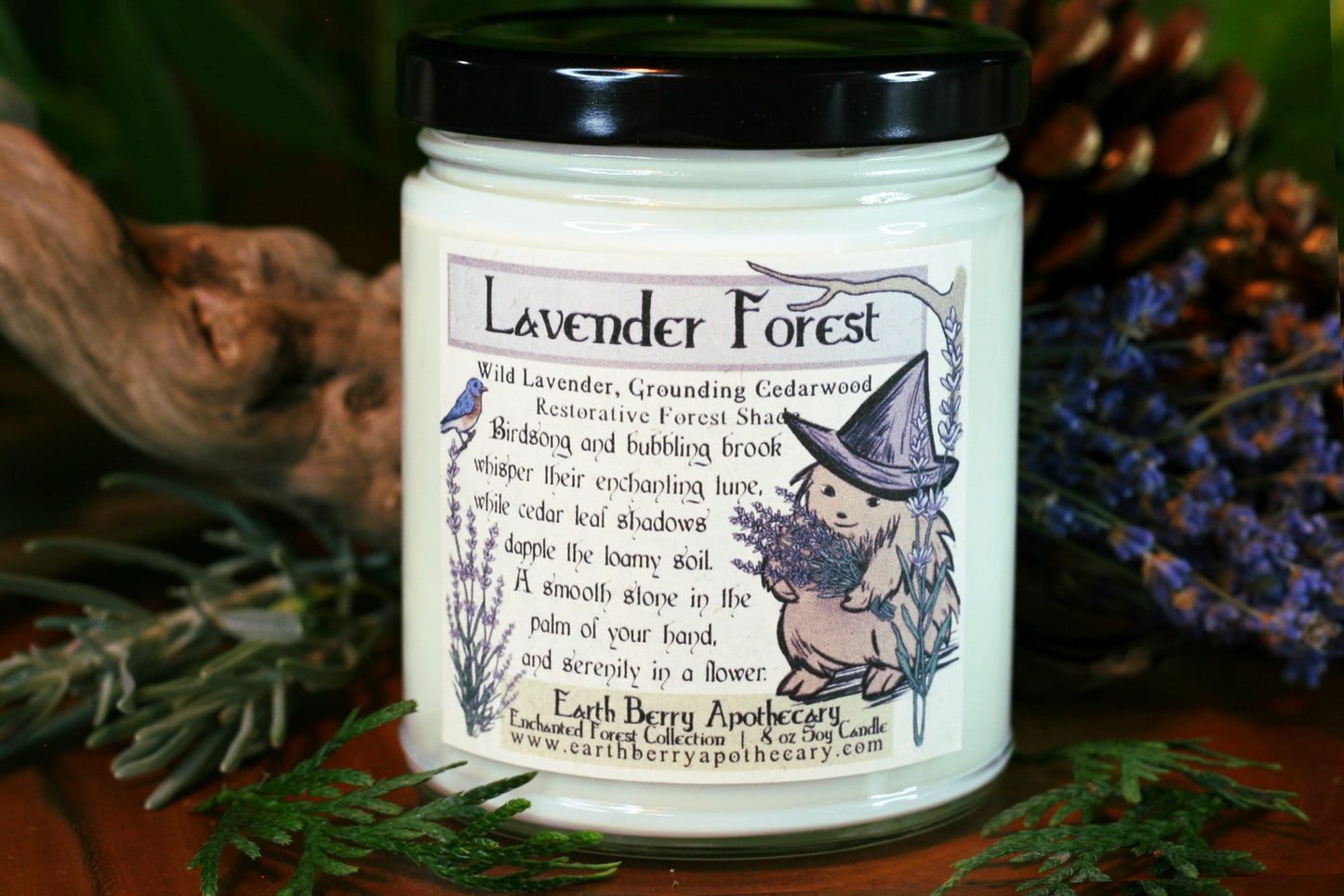 Lavender Flower Fairy Soy Candle