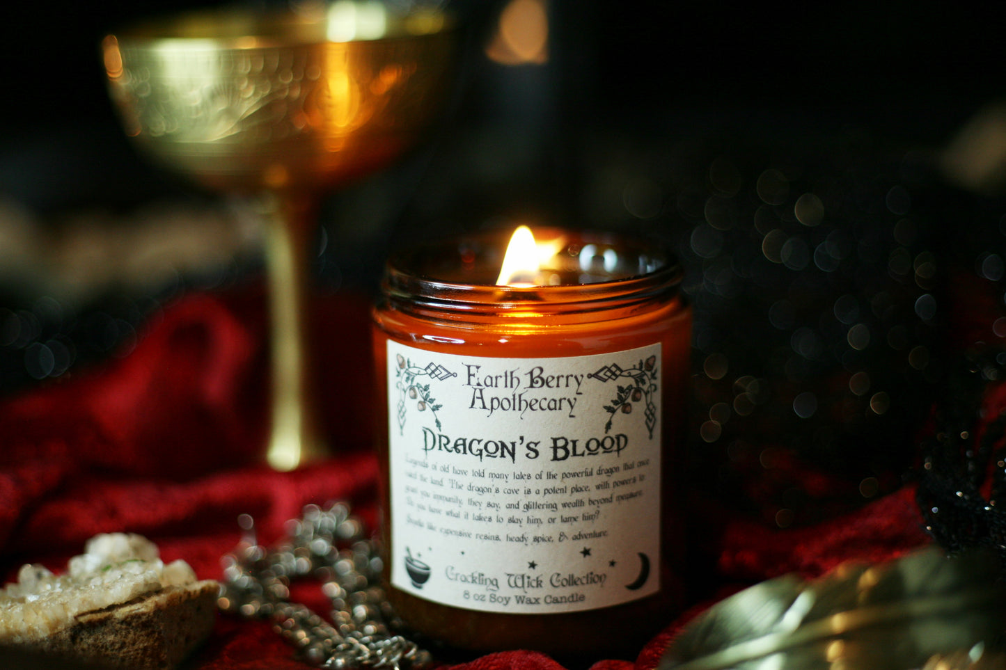 Dragon’s Blood Wood Wick Soy Candle