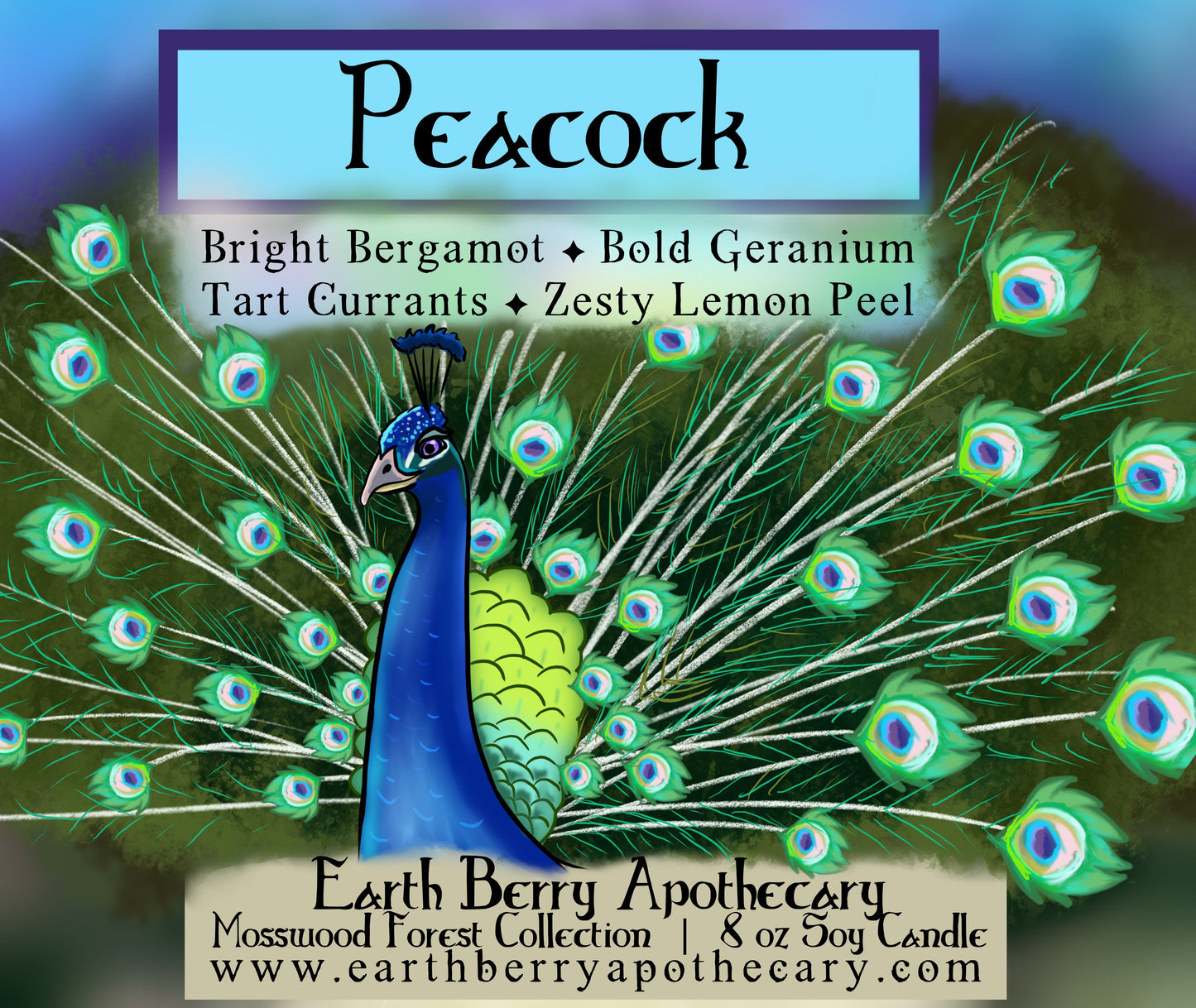 Peacock Soy Candle