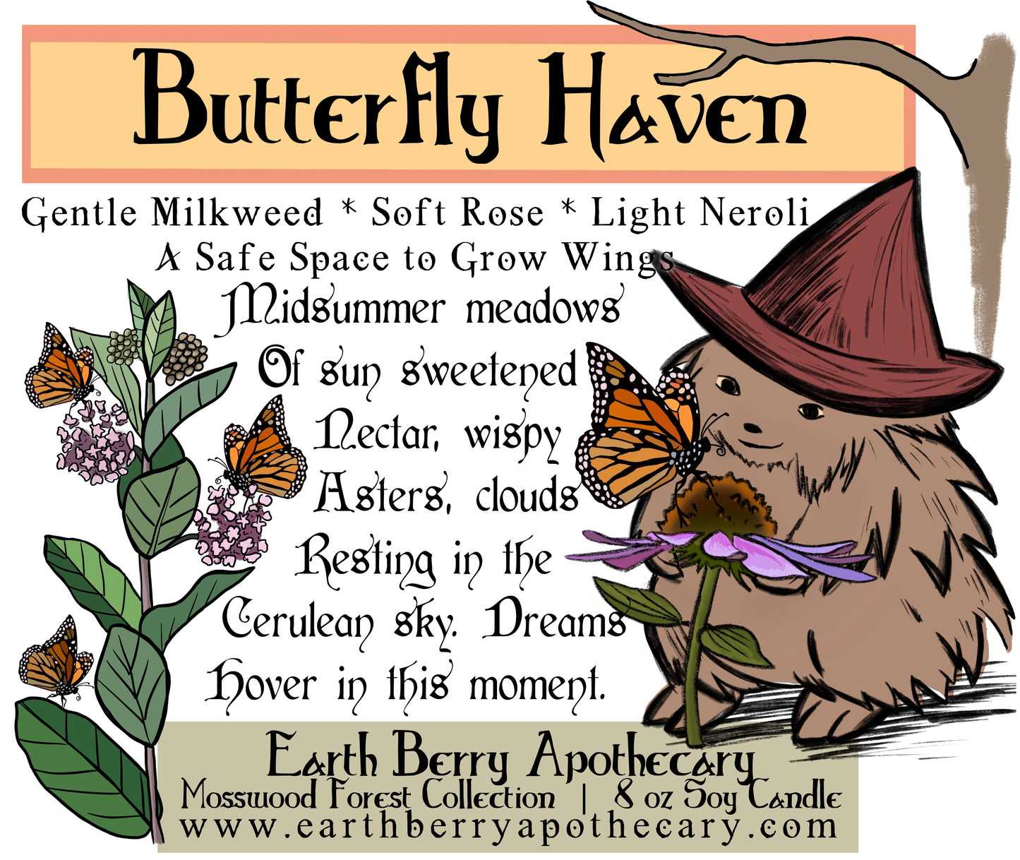 Butterfly Haven Soy Candle